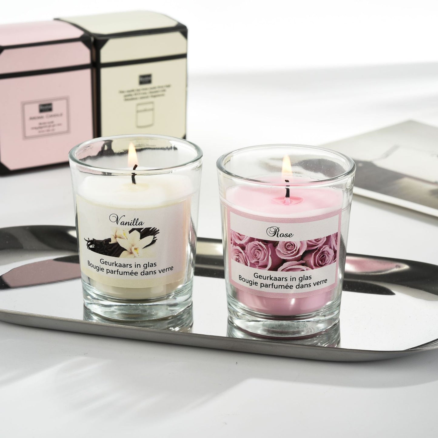 Plant Glass Candle