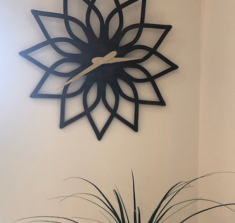 Lotus Wall Clock