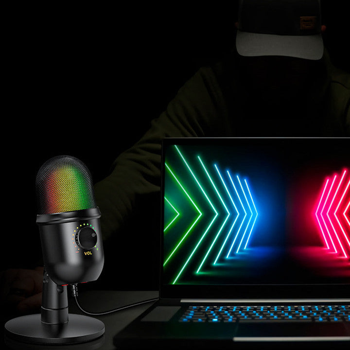 USB Mic with Noise & RGB
