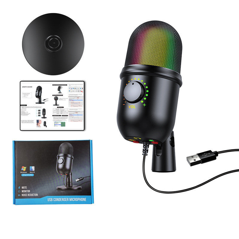 USB Mic with Noise & RGB