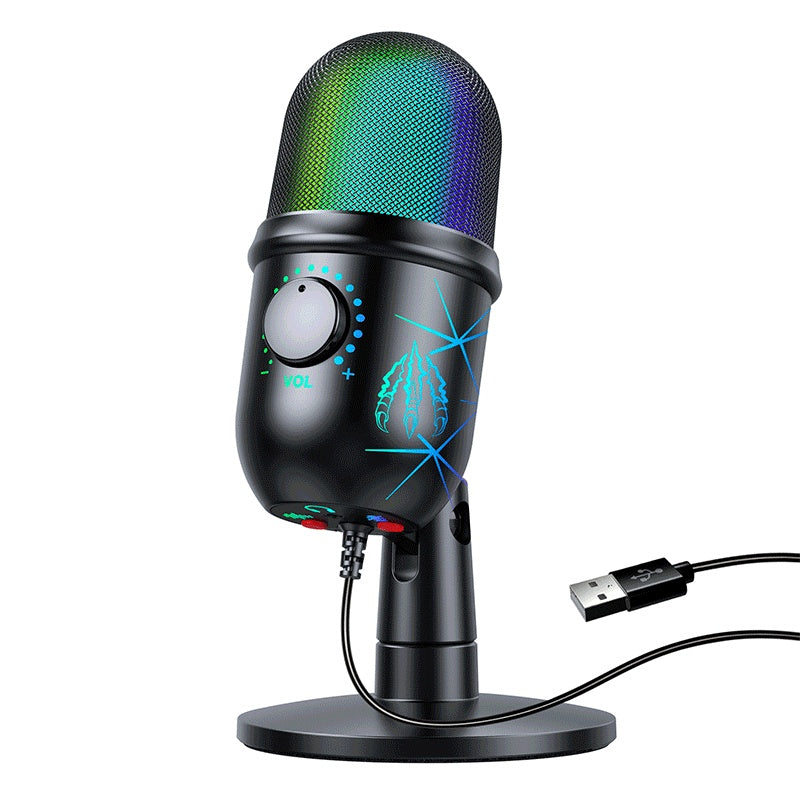 USB Mic with Noise & RGB