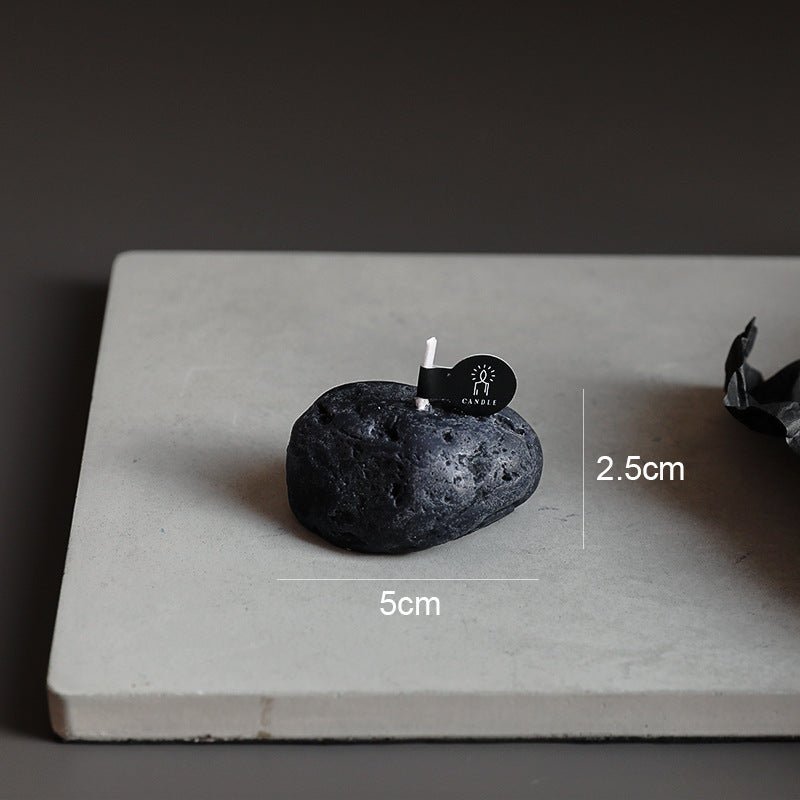 Meteorite Stone Candle