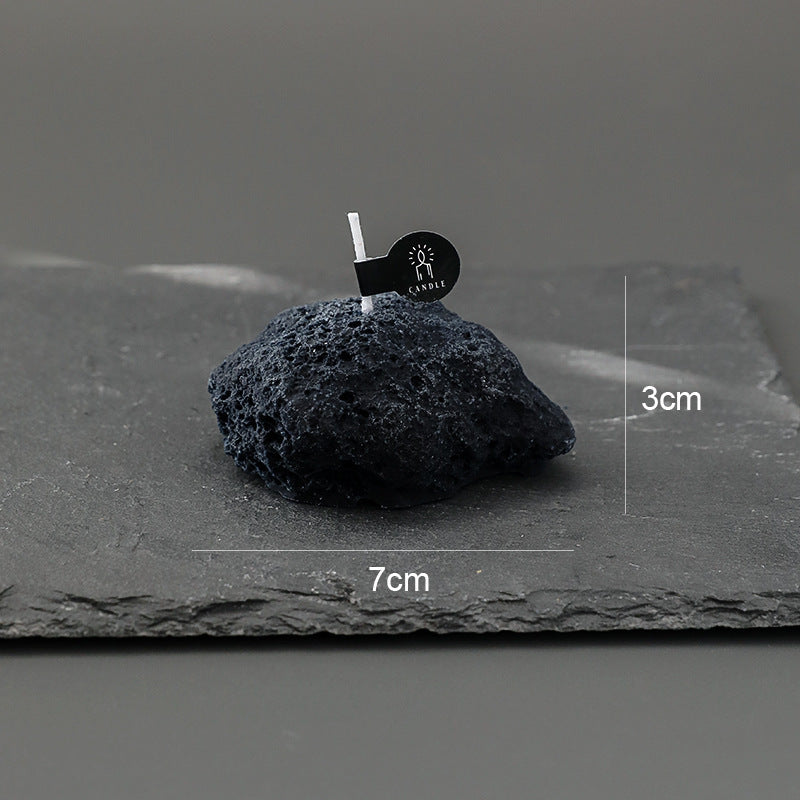 Meteorite Stone Candle