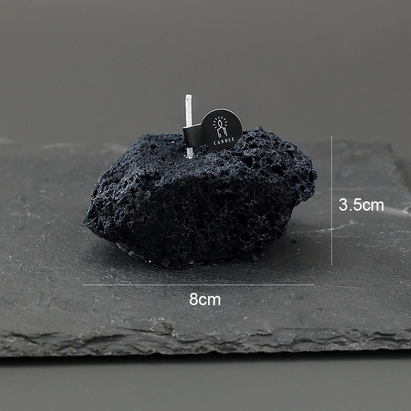 Meteorite Stone Candle