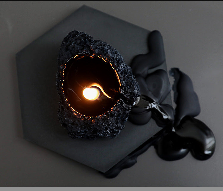 Meteorite Stone Candle